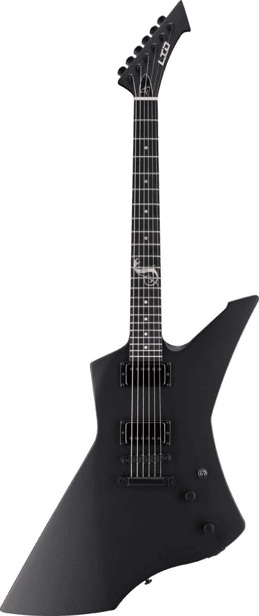 LTD GUITARS SIGNATURE JAMES HETFIELD SNAKEBYTE BLACK SATIN