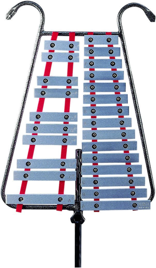 MUSSER M2040 - Glockenspiel Lyre de marche 2 Octaves (léger) 