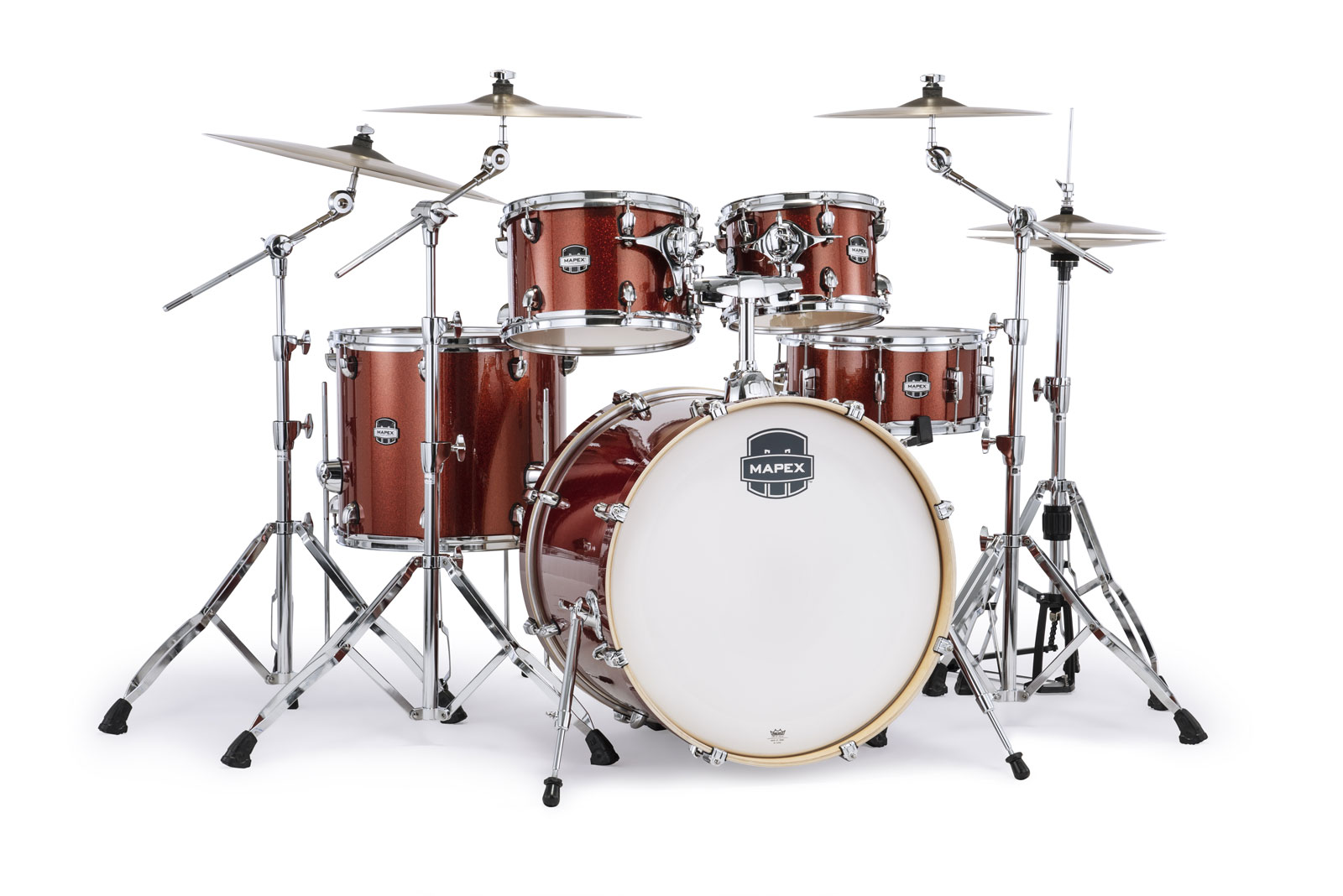 MAPEX Mars Pop Rock Orange Sparkle