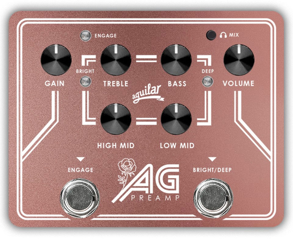 AGUILAR Ag Preamp Di Break Cancer Awareness Month