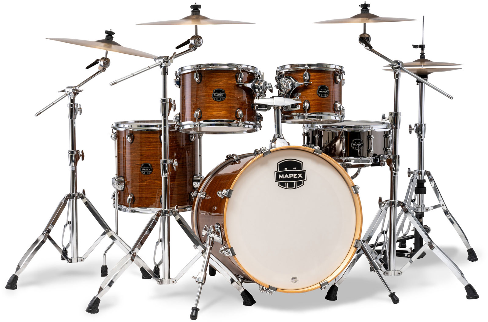 MAPEX armory fusion 5 drum shells roasted chest