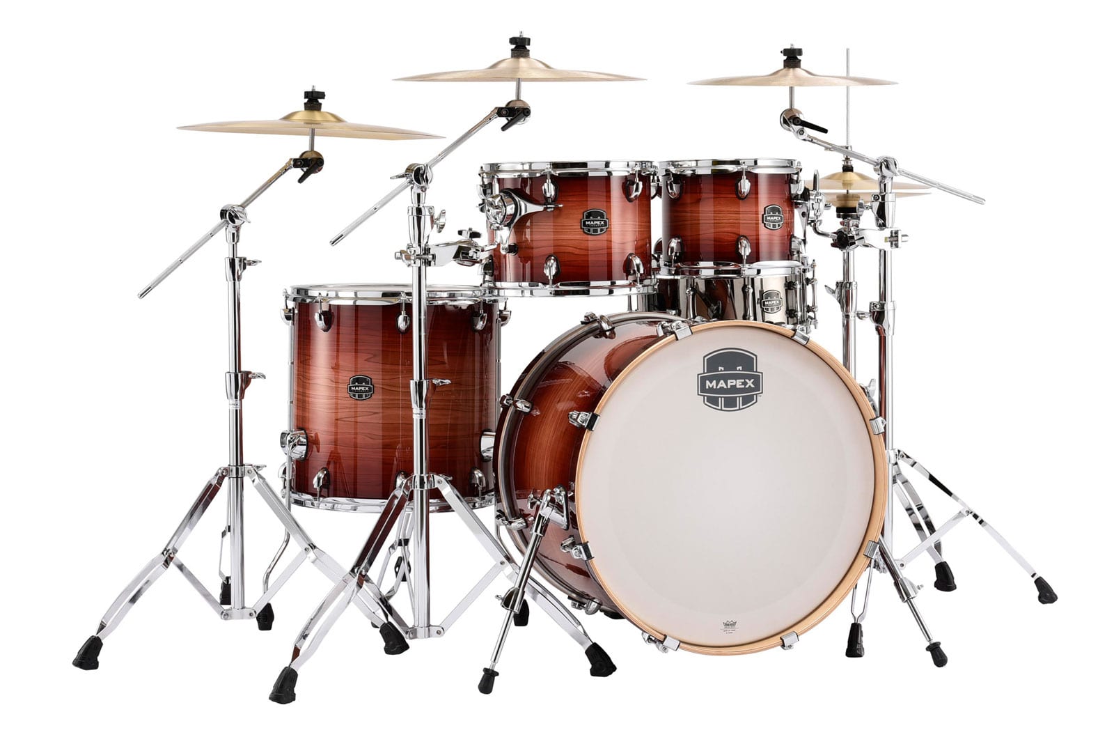 MAPEX ARMORY STAGE ROCK 22 REDWOOD BURST 