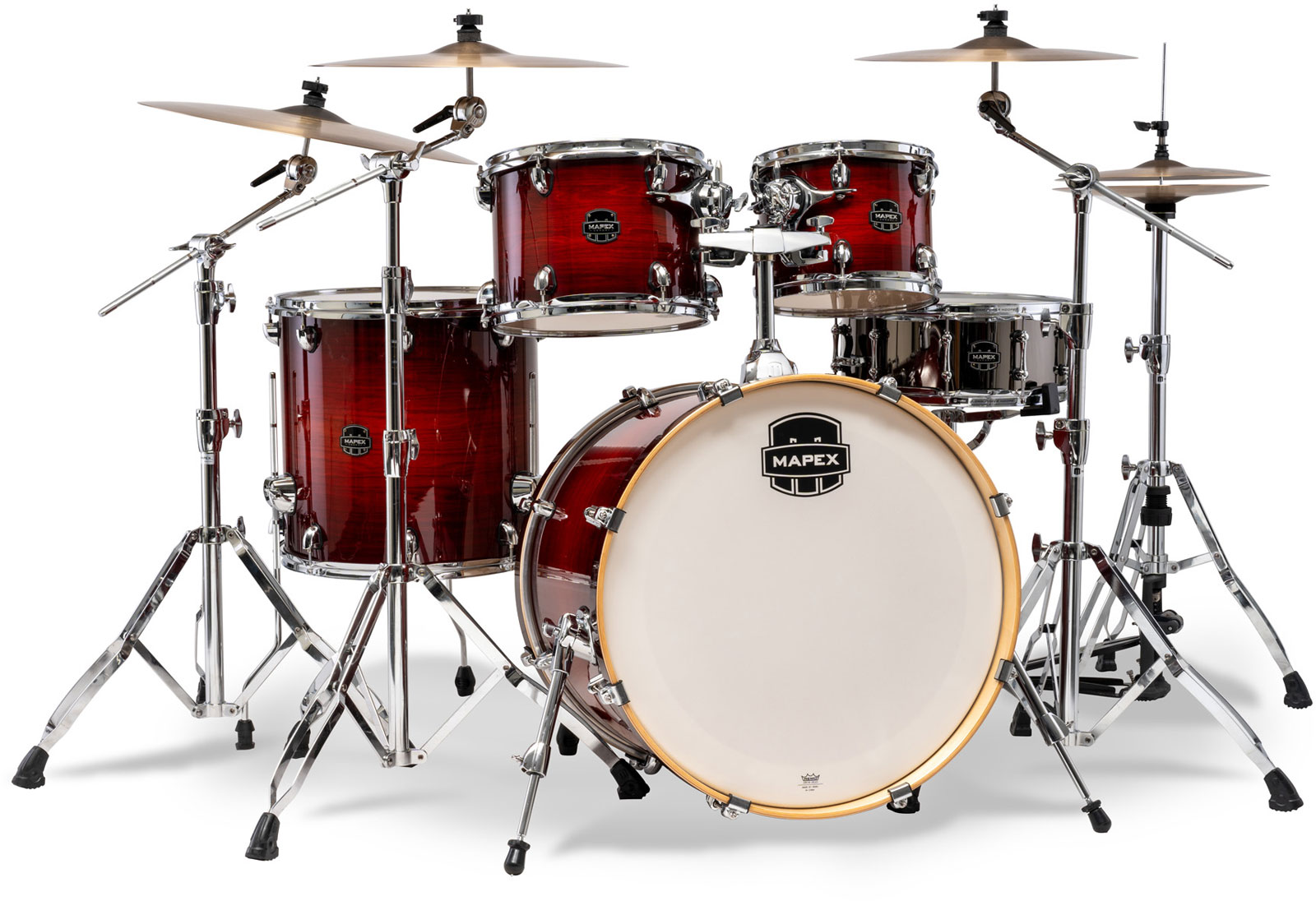 MAPEX armory pop rock 5 Fûts red onyx