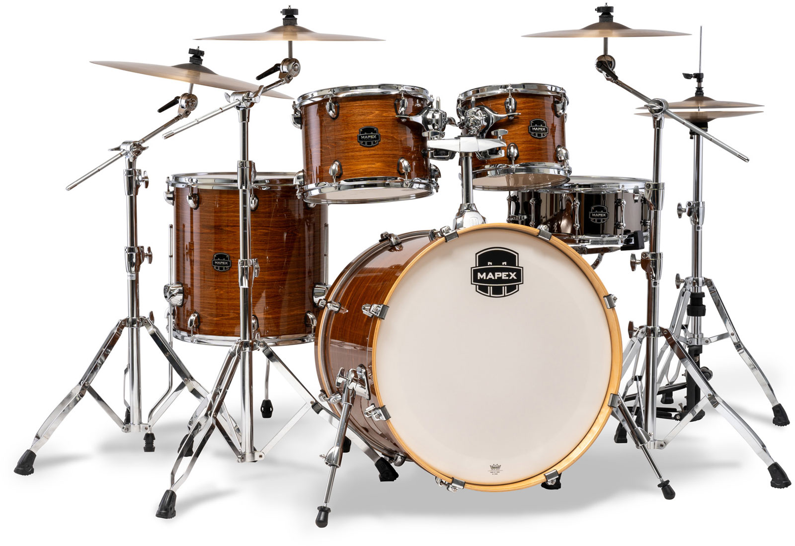 MAPEX armory pop rock 5 drum shells roasted chest