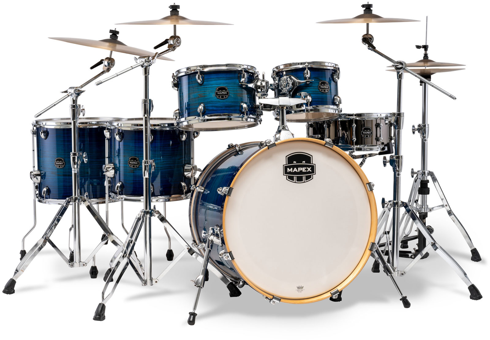 MAPEX armory studioease 6 Fûts blue wave