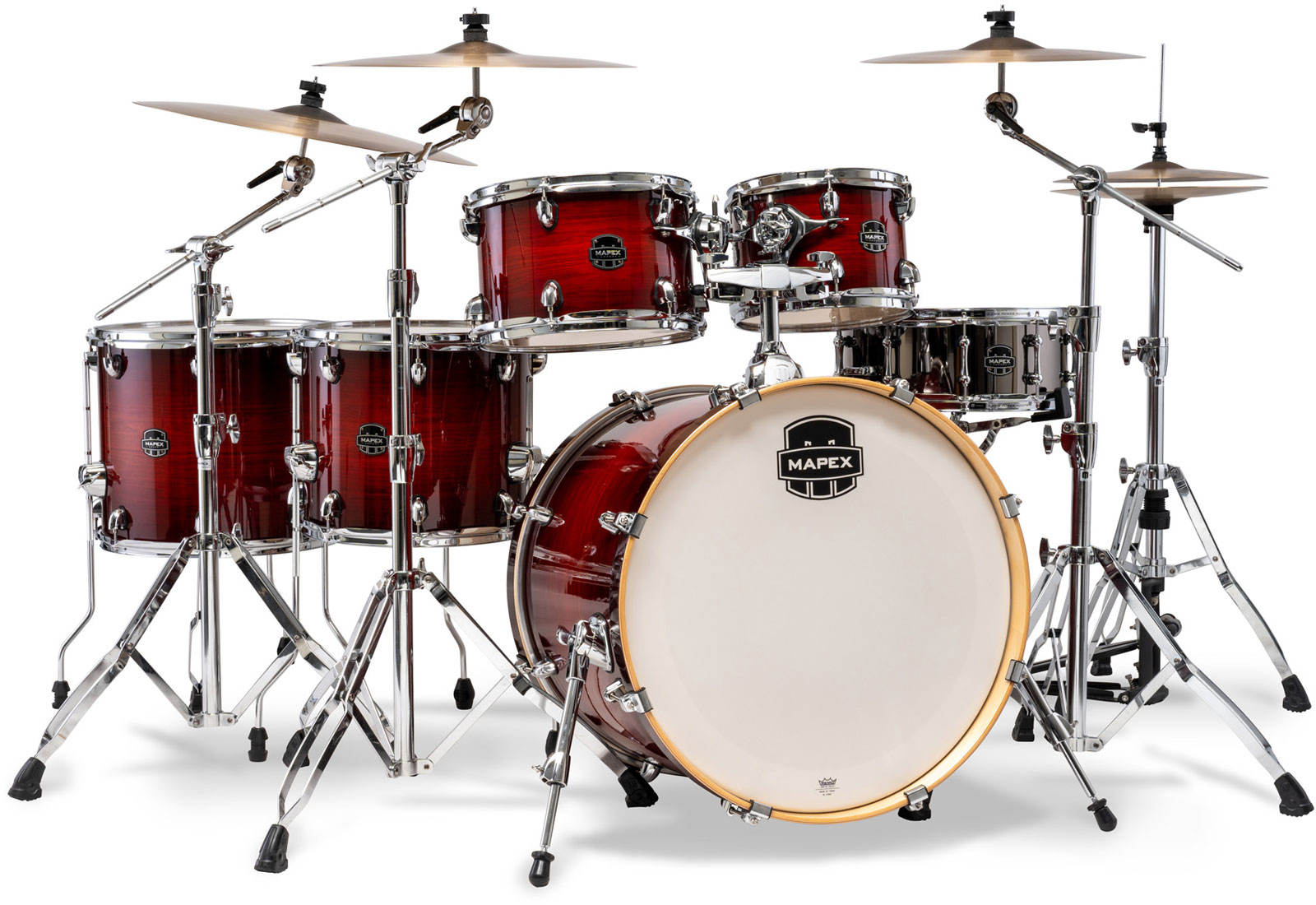 MAPEX armory studioease 6 Fûts red onyx