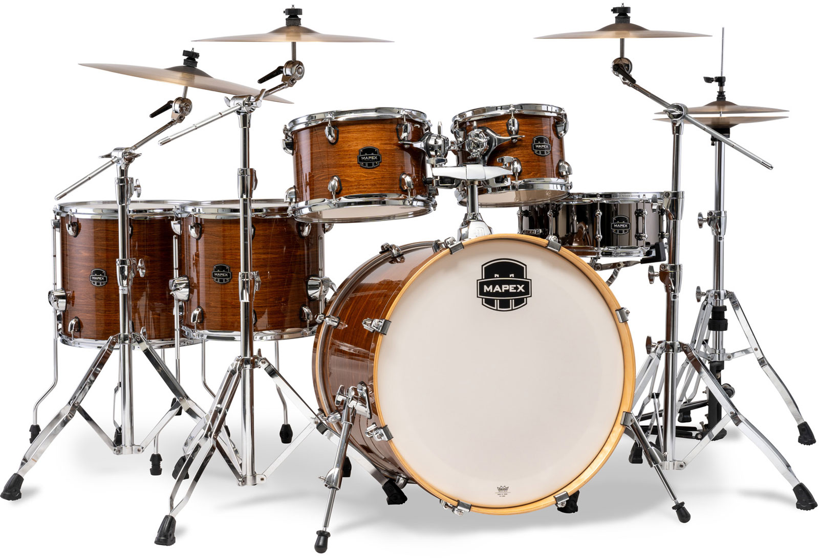 MAPEX armory studioease 6 drum shells roasted chest