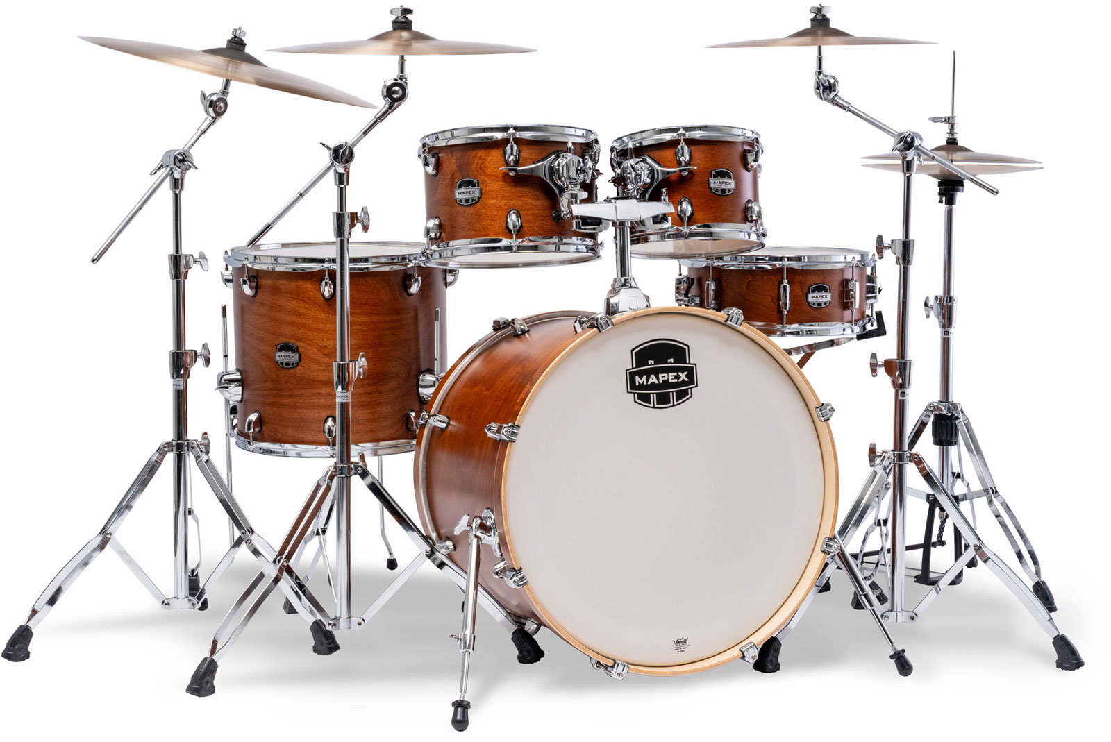 MAPEX MARS MAPLE POP ROCK 5 Drum Shells CORTADO SATIN