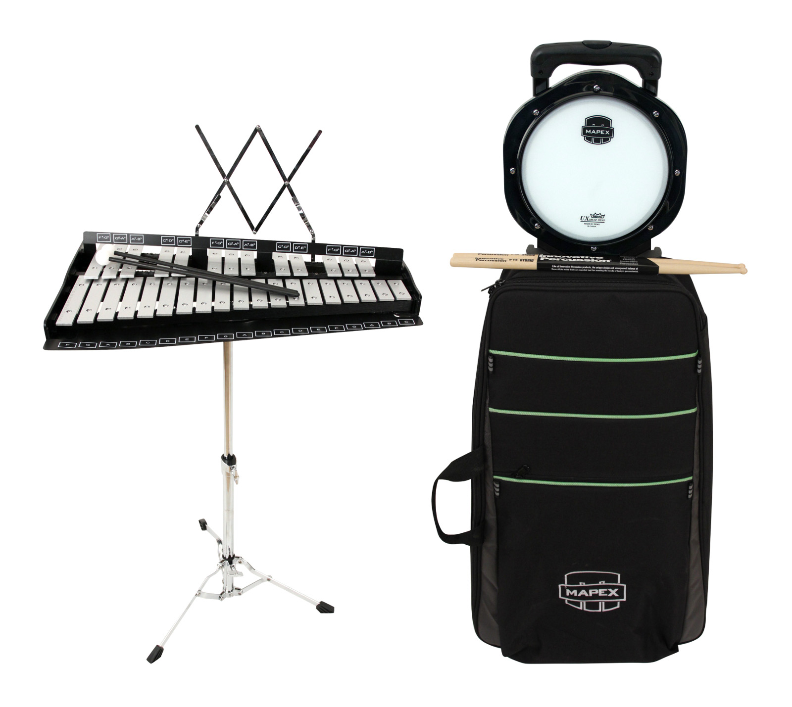 MAPEX Kit Glockenspiel D'etude + Pad + Housse