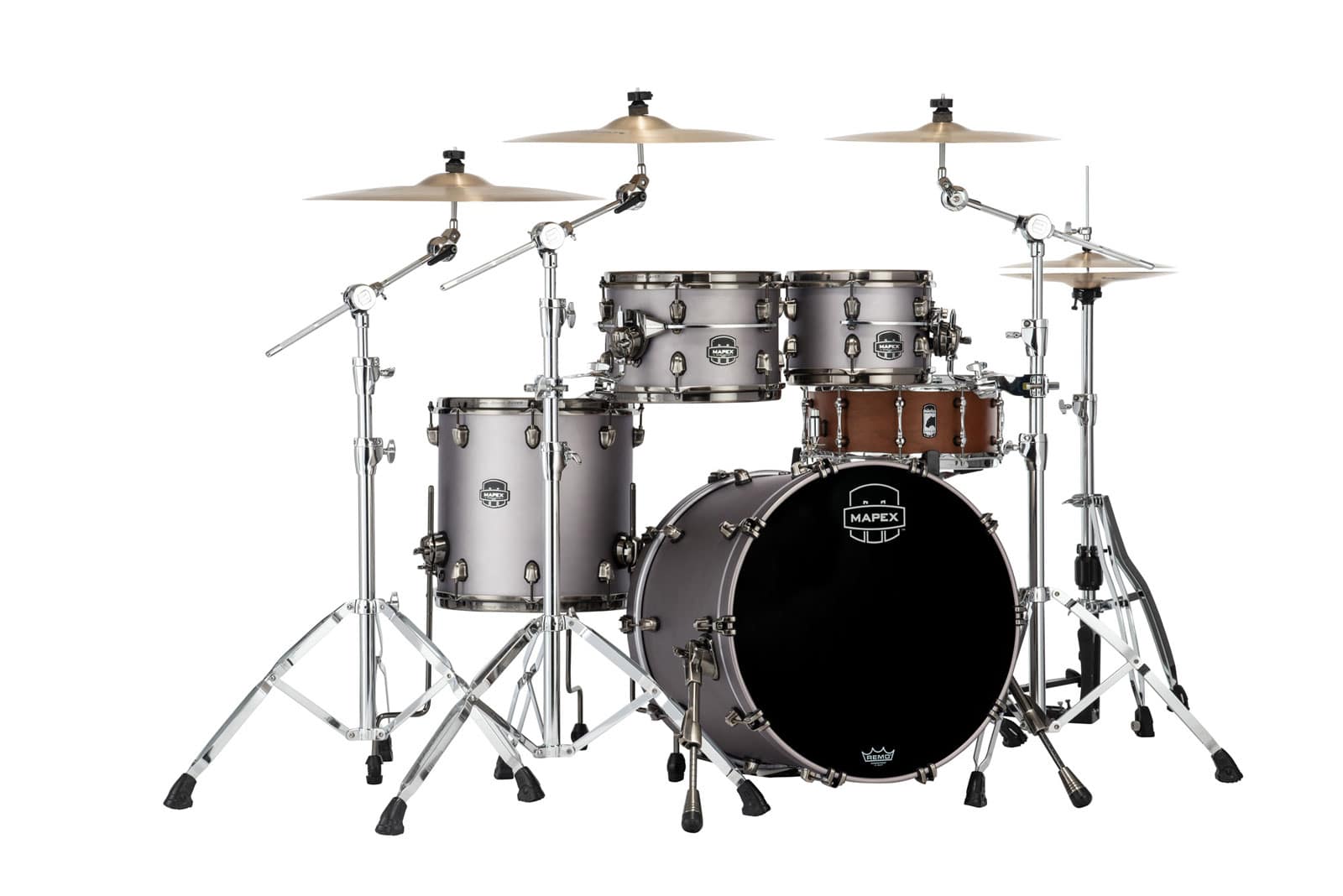 MAPEX SATURN EVO FUSION 20 GUN METAL GREY