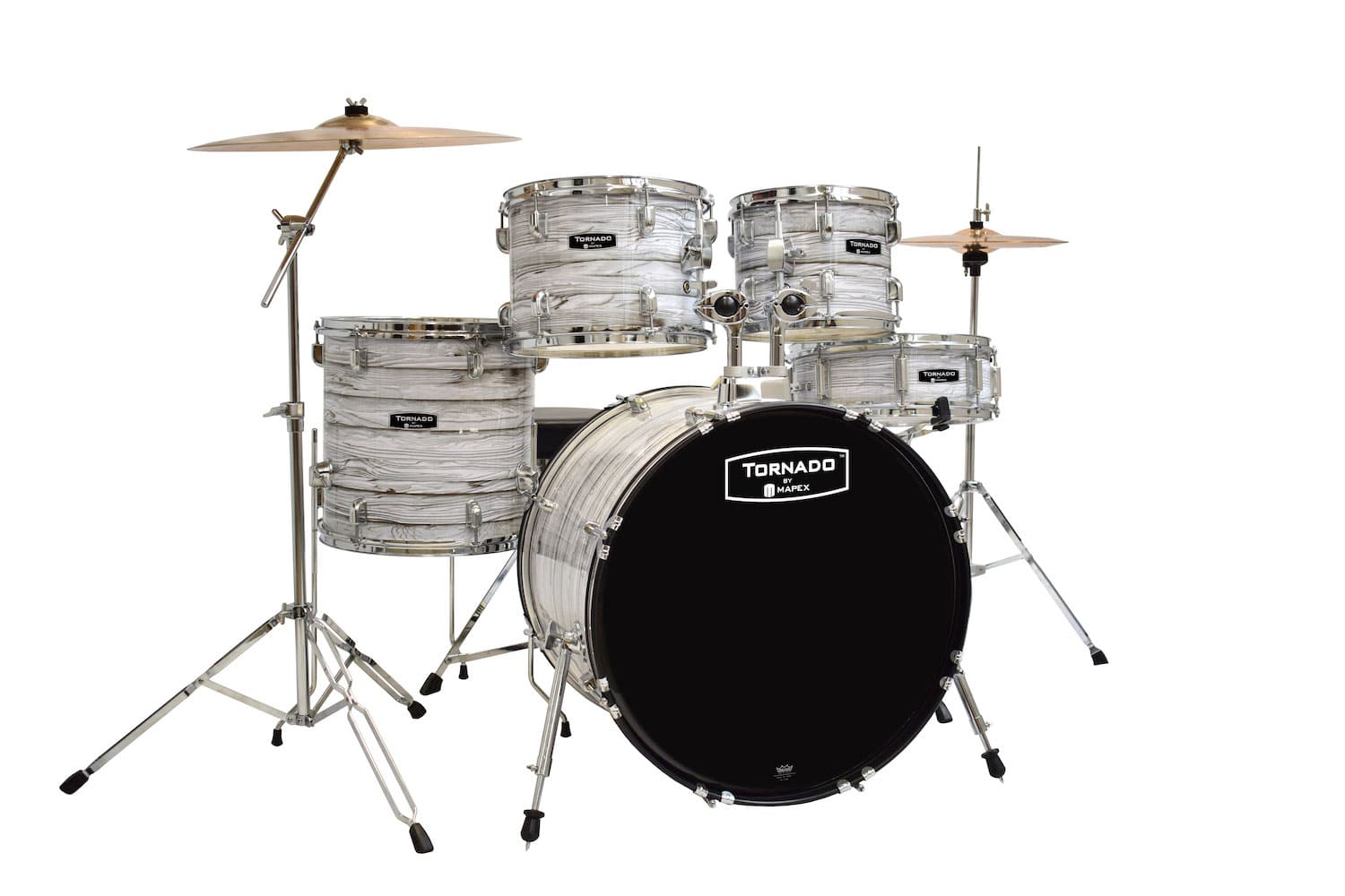 MAPEX TORNADO JAZZETTE 18 WOODGRAIN WHITE