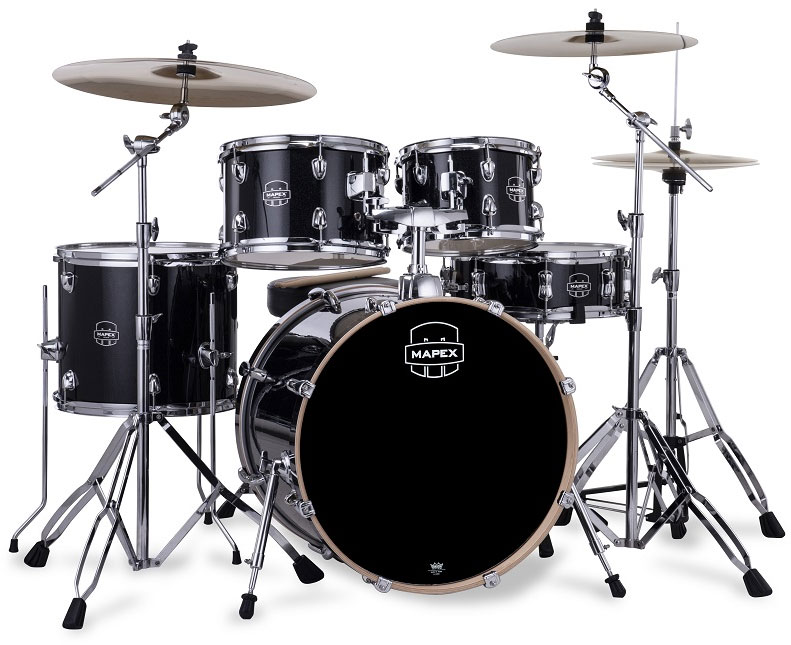 MAPEX Venus Fusion 20 Black Galaxy Sparkle