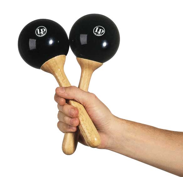 LATIN PERCUSSION LP389 - MARACAS FIBER WOOD HANDLE 