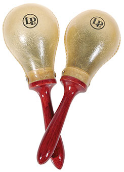 LATIN PERCUSSION LP394 - MARACAS MACHO RAWHIDE 