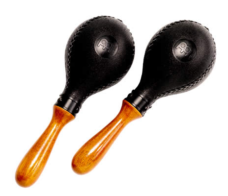 MEINL Maracas Plastique Manche Bois