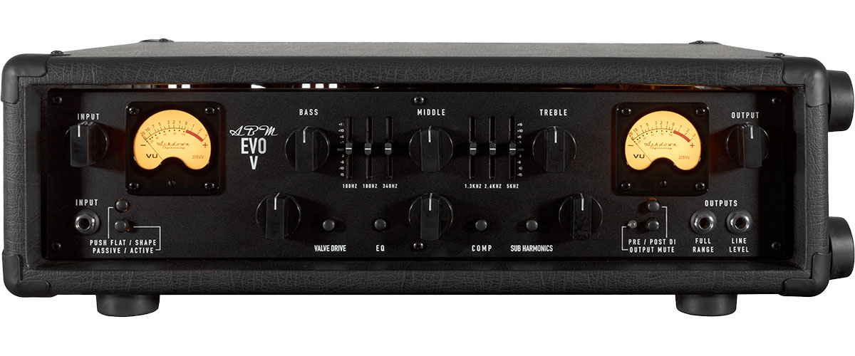 ASHDOWN ABM HEAD AMP 750W WITH DOUBLE VU METRE MADE IN UK