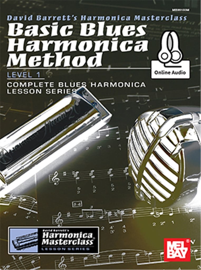 MEL BAY DAVID BARRETT - BASIC BLUES HARMONICA METHOD