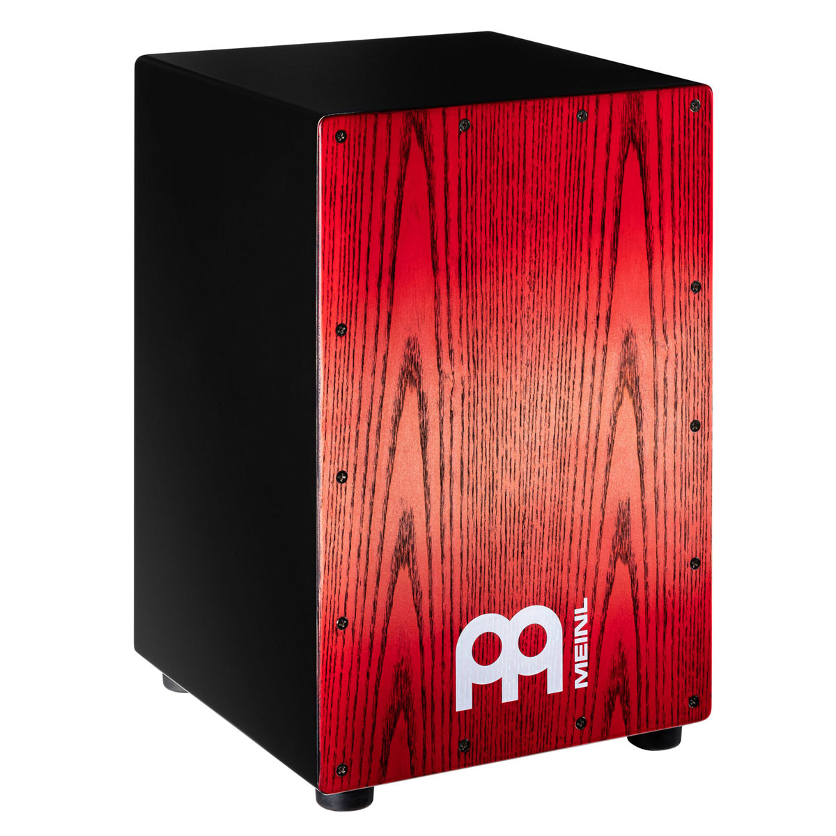 MEINL PERCUSSION HEADLINER SERIES SNARE CAJON, TANGO RED FADE