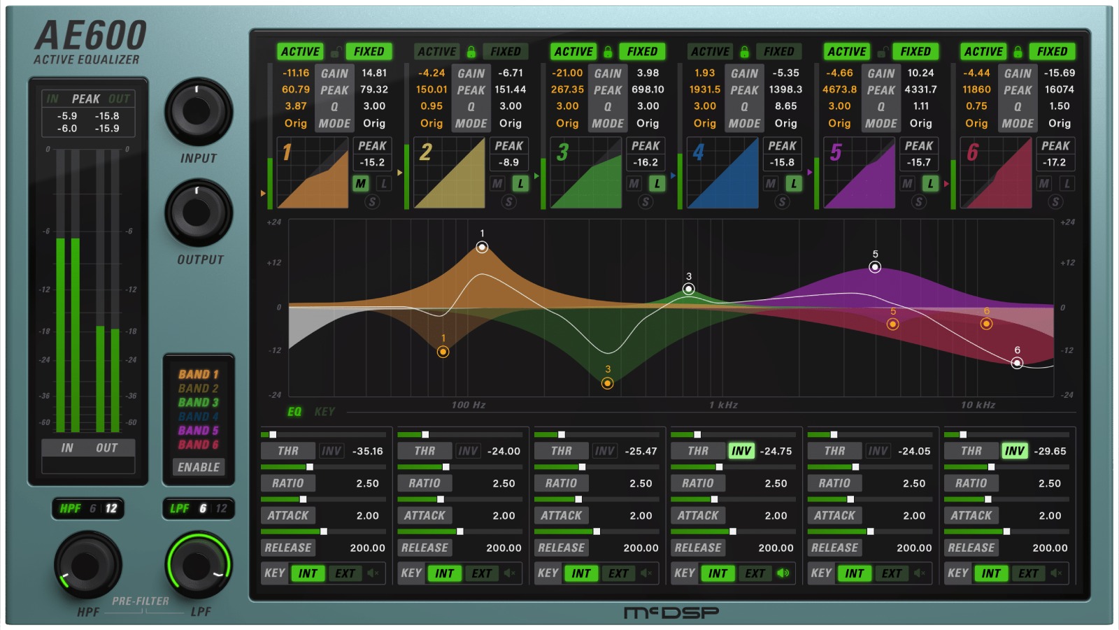 MCDSP AE600 Active EQ HD