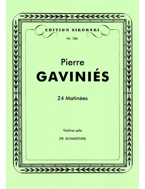 SIKORSKI GAVINIÈS - 24 MATINÉES