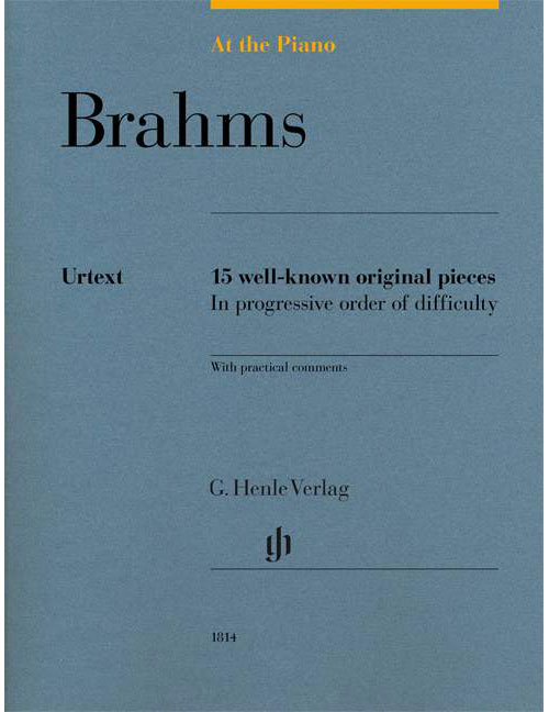 HENLE VERLAG BRAHMS - AT THE PIANO - BRAHMS - PIANO