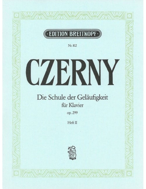 EDITION BREITKOPF CZERNY - SCHULE DER GELÄUFIGKEIT OP. 299 - PIANO