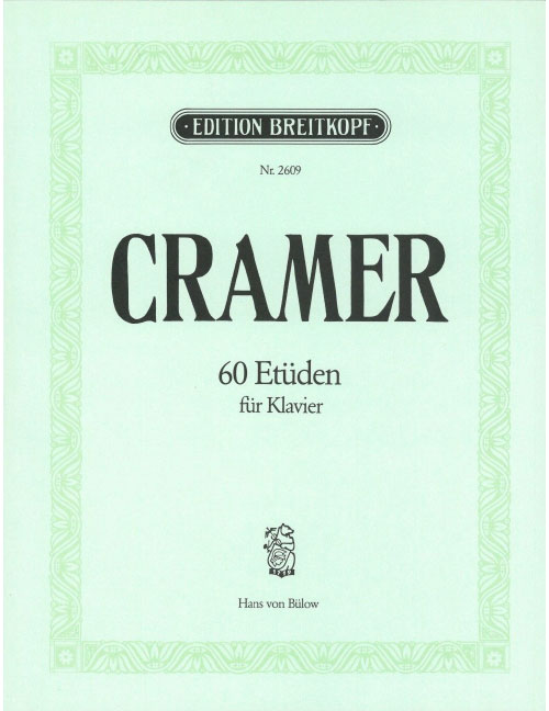 EDITION BREITKOPF CRAMER - 60 ETÜDEN - PIANO