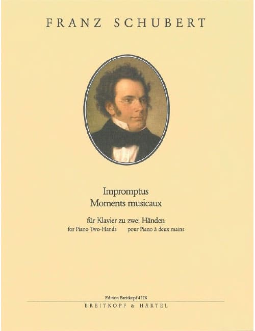 EDITION BREITKOPF SCHUBERT - IMPROMPTUS, MOMENTS MUSICAUX - PIANO