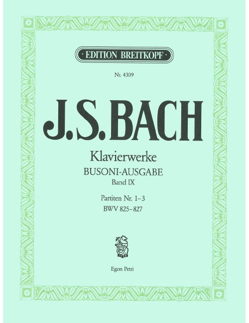 EDITION BREITKOPF Bach - Complete Piano Works - Piano