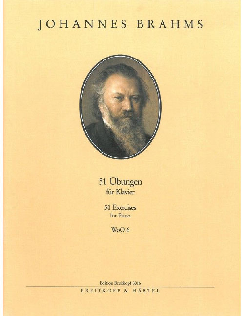 EDITION BREITKOPF Brahms J. - 51 Exercices - Piano