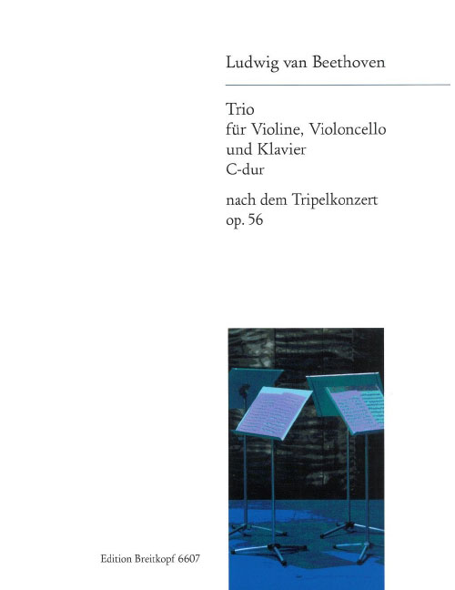 EDITION BREITKOPF BEETHOVEN L.V. - TRIPELKONZERT C-DUR OP. 56