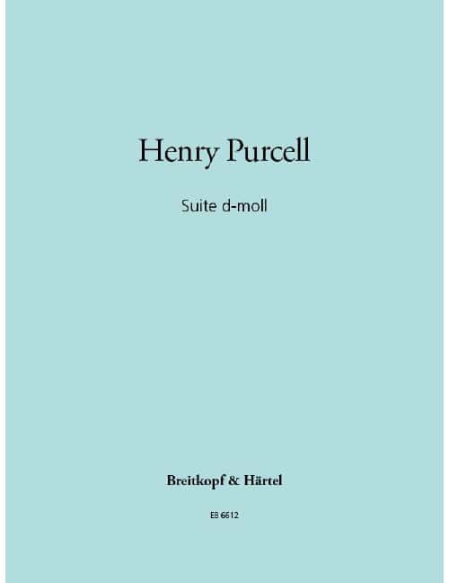 EDITION BREITKOPF PURCELL - SUITE D-MOLL - ORGUE