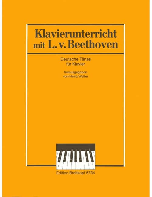 EDITION BREITKOPF BEETHOVEN - GERMAN DANCES - PIANO