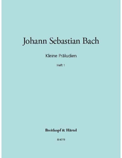 EDITION BREITKOPF BACH - KLEINE PRÄLUDIEN - PIANO