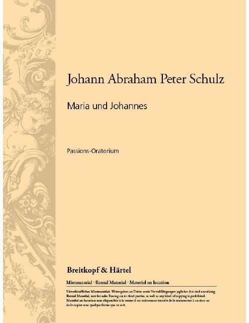 EDITION BREITKOPF SCHULZ - MARIA AND JOHN
