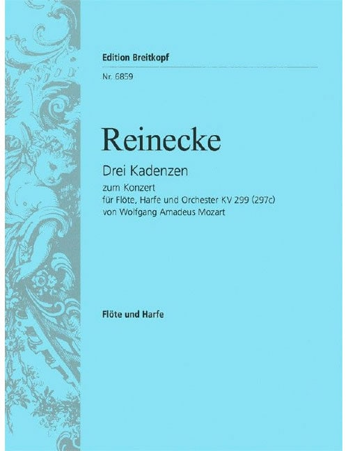 EDITION BREITKOPF REINECKE - 3 CADENZAS FOR MOZART'S CONCERTO IN C MAJOR K. 299 (297C) KV 299 (297C)