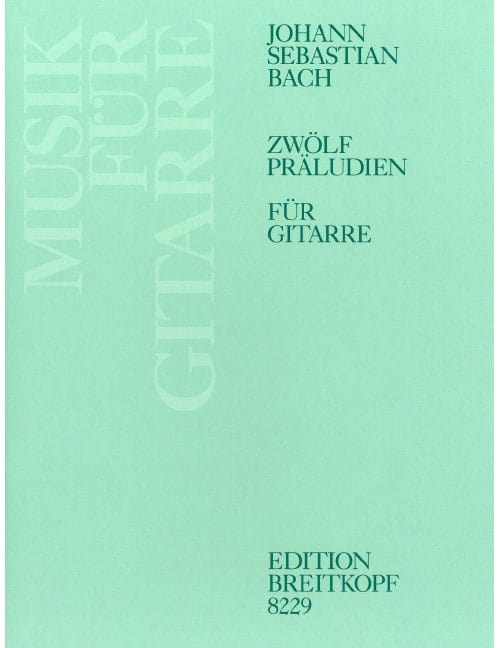 EDITION BREITKOPF BACH - 12 PRÄLUDIEN