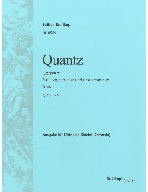 EDITION BREITKOPF QUANTZ J.J. - FLOTENKONZERT G-DUR QV 5:174