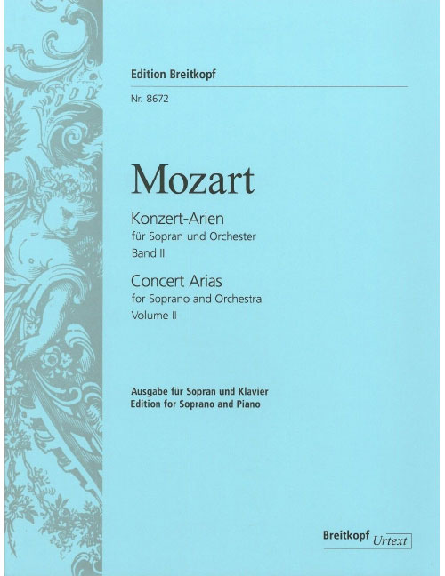 EDITION BREITKOPF Mozart - Complete Concert Arias For Soprano - Soprano et Piano