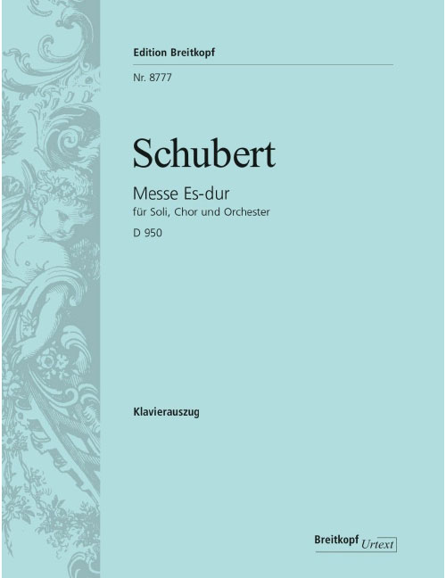 EDITION BREITKOPF Schubert - Mass In Eb Major D 950 D 950 - Soloists, Choeur Mixte Et Orchestre