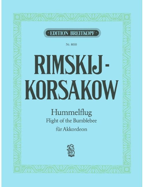 EDITION BREITKOPF RIMSKY-KORSAKOV - FLIGHT OF THE BUMBLEBEE - ARRANGEMENTS