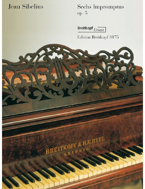 EDITION BREITKOPF SIBELIUS - 6 IMPROMPTUS OP. 5 - PIANO