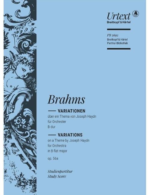 EDITION BREITKOPF BRAHMS - VARIATIONS ON A THEME BY JOSEPH HAYDN IN BB MAJOR OP. 56A