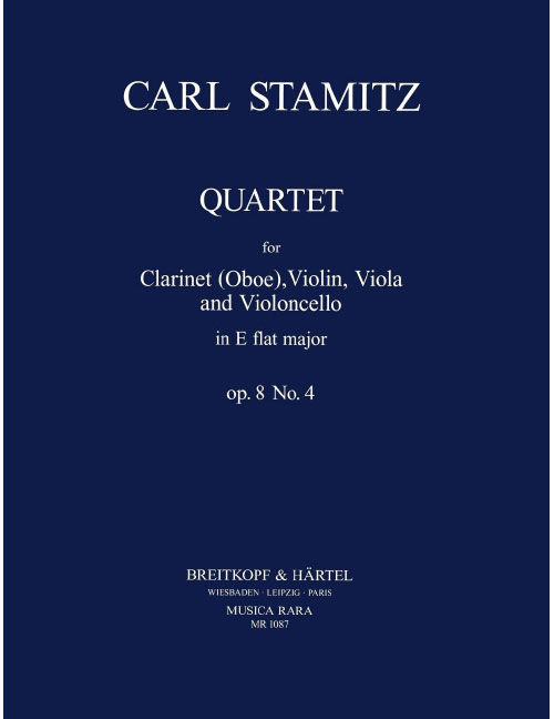 EDITION BREITKOPF Quartett ES-dur Op. 8 NR. 4