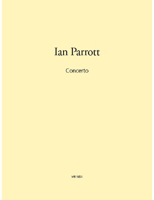 EDITION BREITKOPF PARROT IAN - CONCERTO - TROMBONE, PIANO