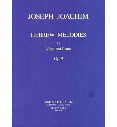 EDITION BREITKOPF JOACHIM - HEBREW MELODIES OP. 9 - ALTO ET PIANO
