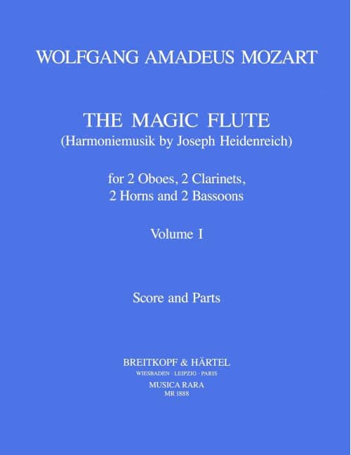 EDITION BREITKOPF MOZART - THE MAGIC FLUTE K. 620 KV 620