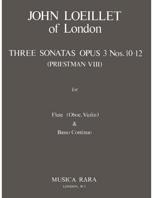 EDITION BREITKOPF 6 SONATAS FROM OP. 3