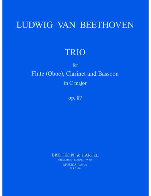 EDITION BREITKOPF BEETHOVEN - TRIO C-DUR OP. 87