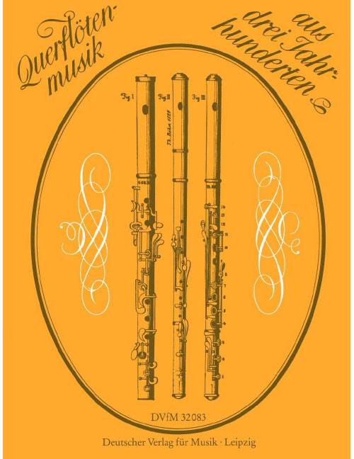 EDITION BREITKOPF QUERFLOTENMUSIK AUS 3 JAHRHUNDERTS - FLUTE, PIANO